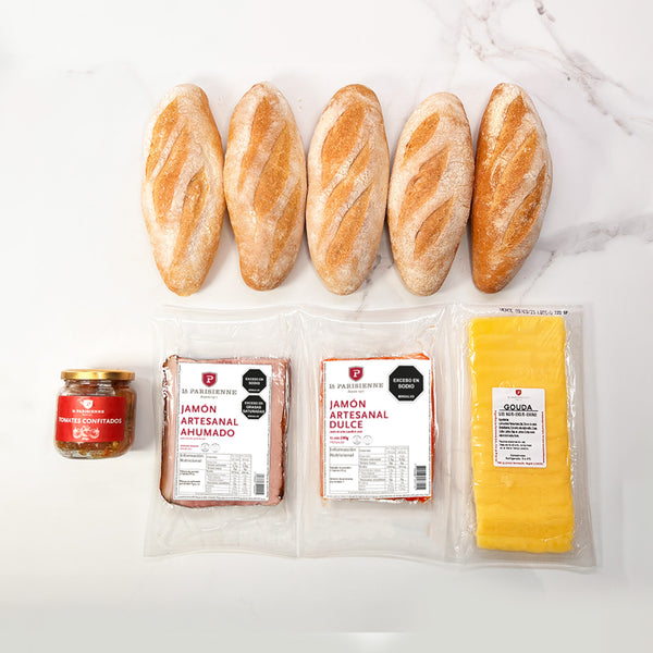 Caja Bon Appétit sándwich