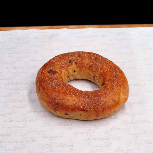 Pan Bagel de uvas pasas