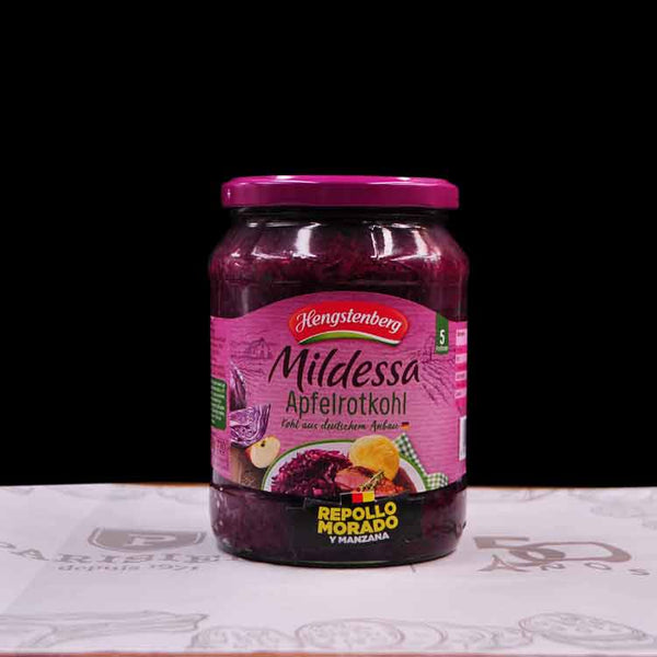 Repollo morado con manzana